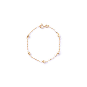 Pulseira Petit Bolinhas ouro 18k
